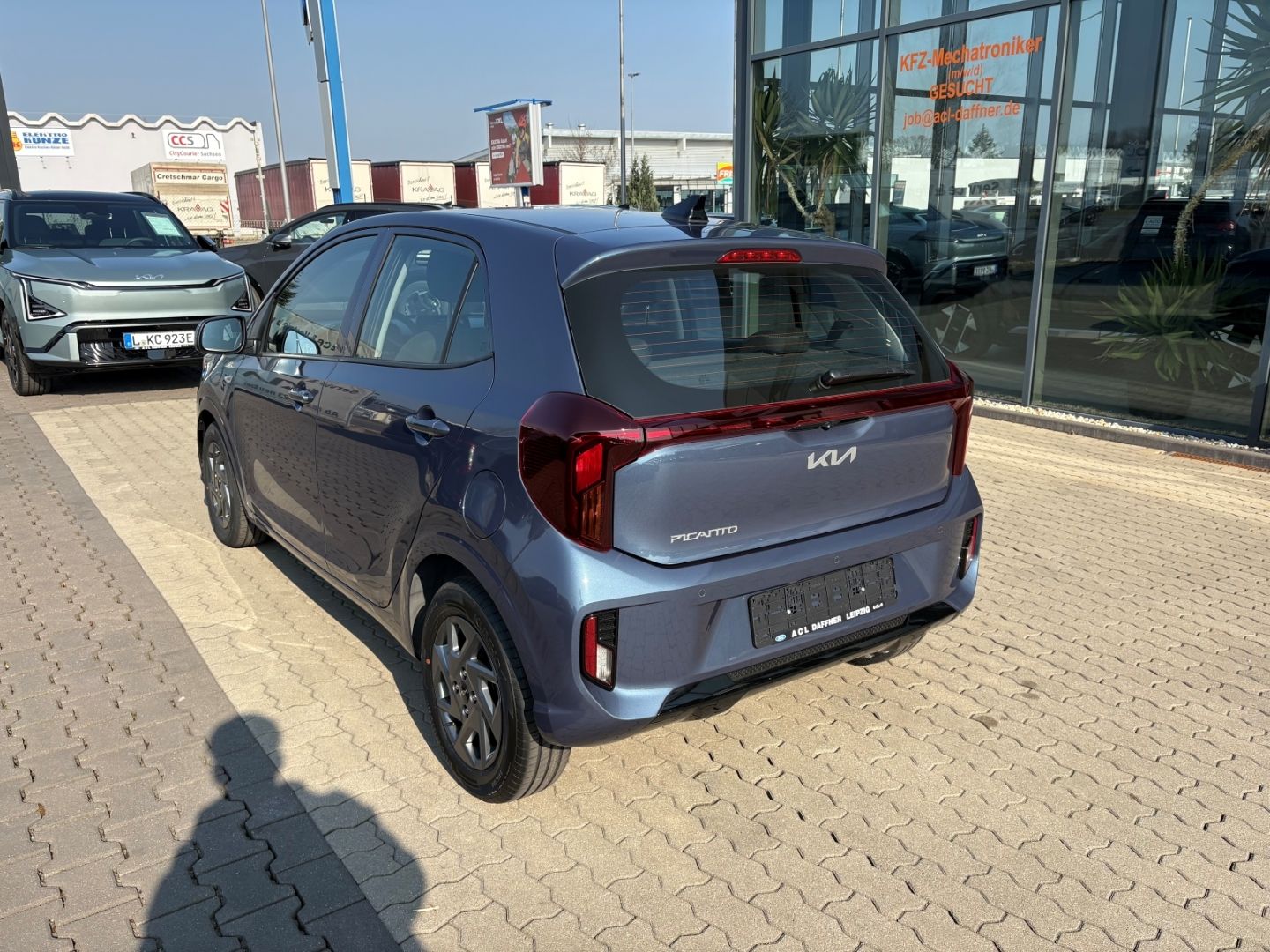 Fahrzeugabbildung Kia Picanto Vision Verkehrszeicherk Rückfahrkamera A