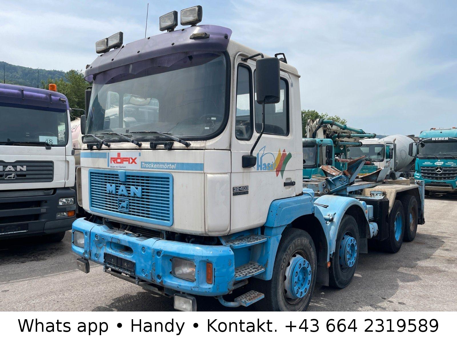 MAN Steyr 32.403 Silent 8x4 Sülo Aufsteller Bj