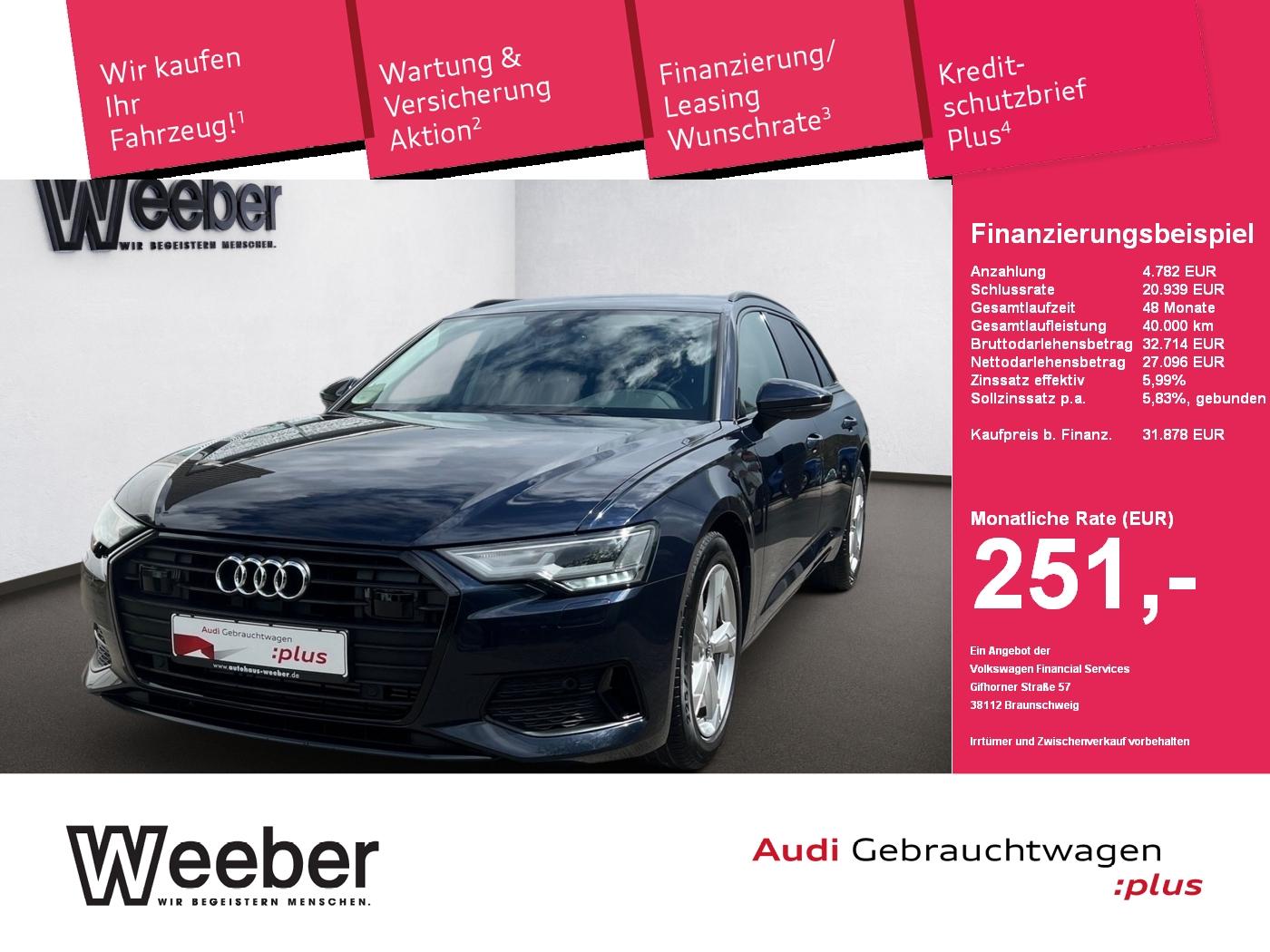 Audi A6 Avant sport NAVI*LED*LEDER*RFK*LM*BLACK-STYLE