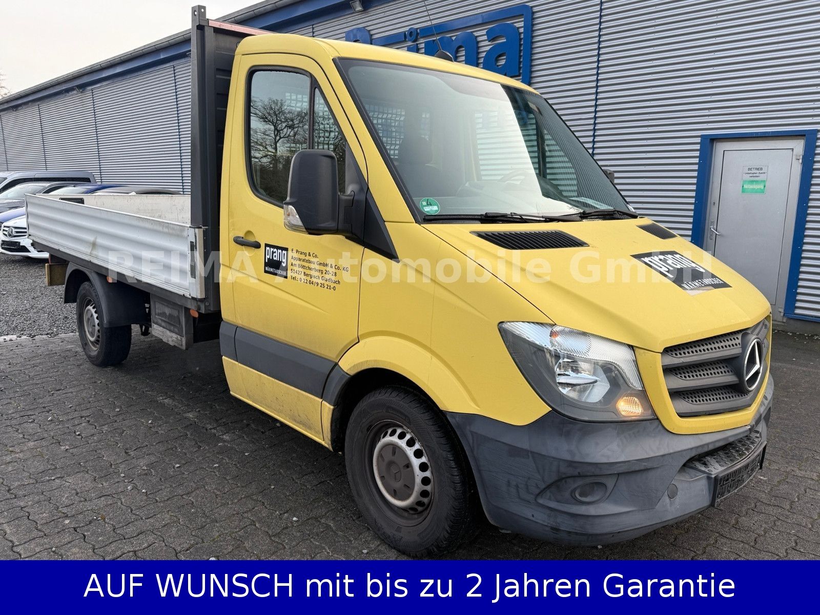 Fahrzeugabbildung Mercedes-Benz Sprinter II Pritsche  314 CDI, AHK
