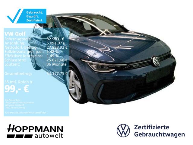 Volkswagen Golf VIII 1.5TSI GTE Kamera Hud BlackStyle Trave