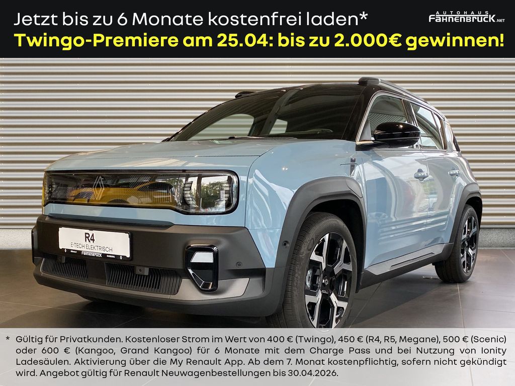 Renault R 4 E-Tech elektrisch Techno 150 Comfort Range