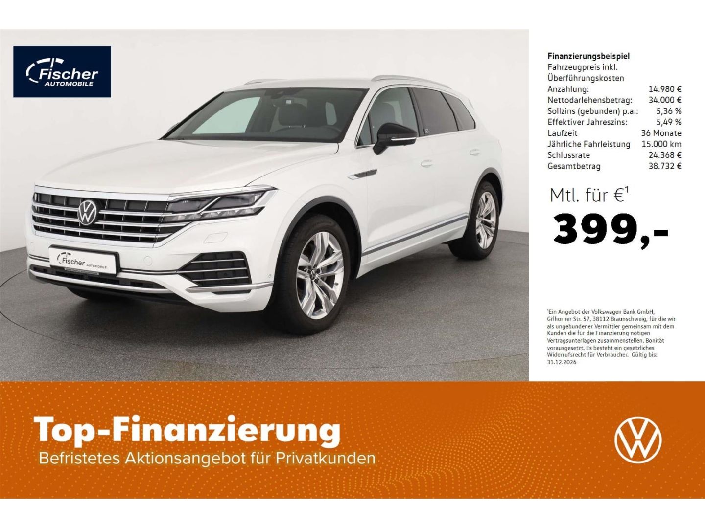 VW Touareg 3.0 TDI V6 4Motion Edition 20 Tip. AHK