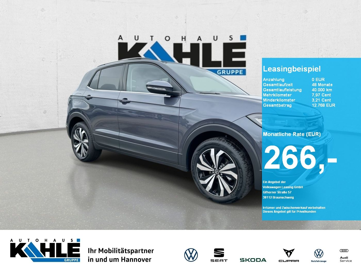 Volkswagen T-Cross Style 1.0 l TSI DSG CarPlay GJR AHK RFK