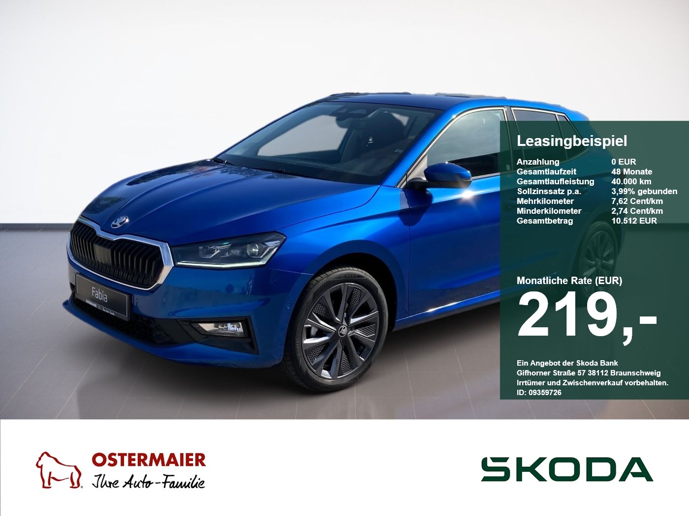 Skoda Fabia Balance 1.0 TSI LED.ACC.WINTER.KESSY.KAM.A