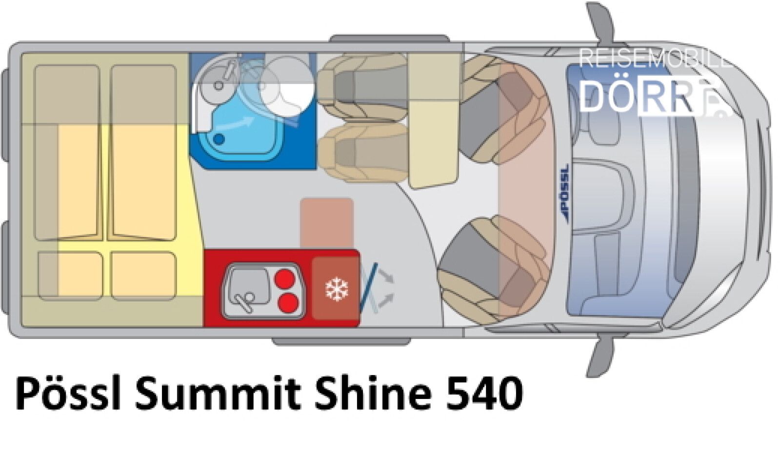 Fahrzeugabbildung Pössl Summit Shine 540 Citroen 140 PS Sofort verfügbar