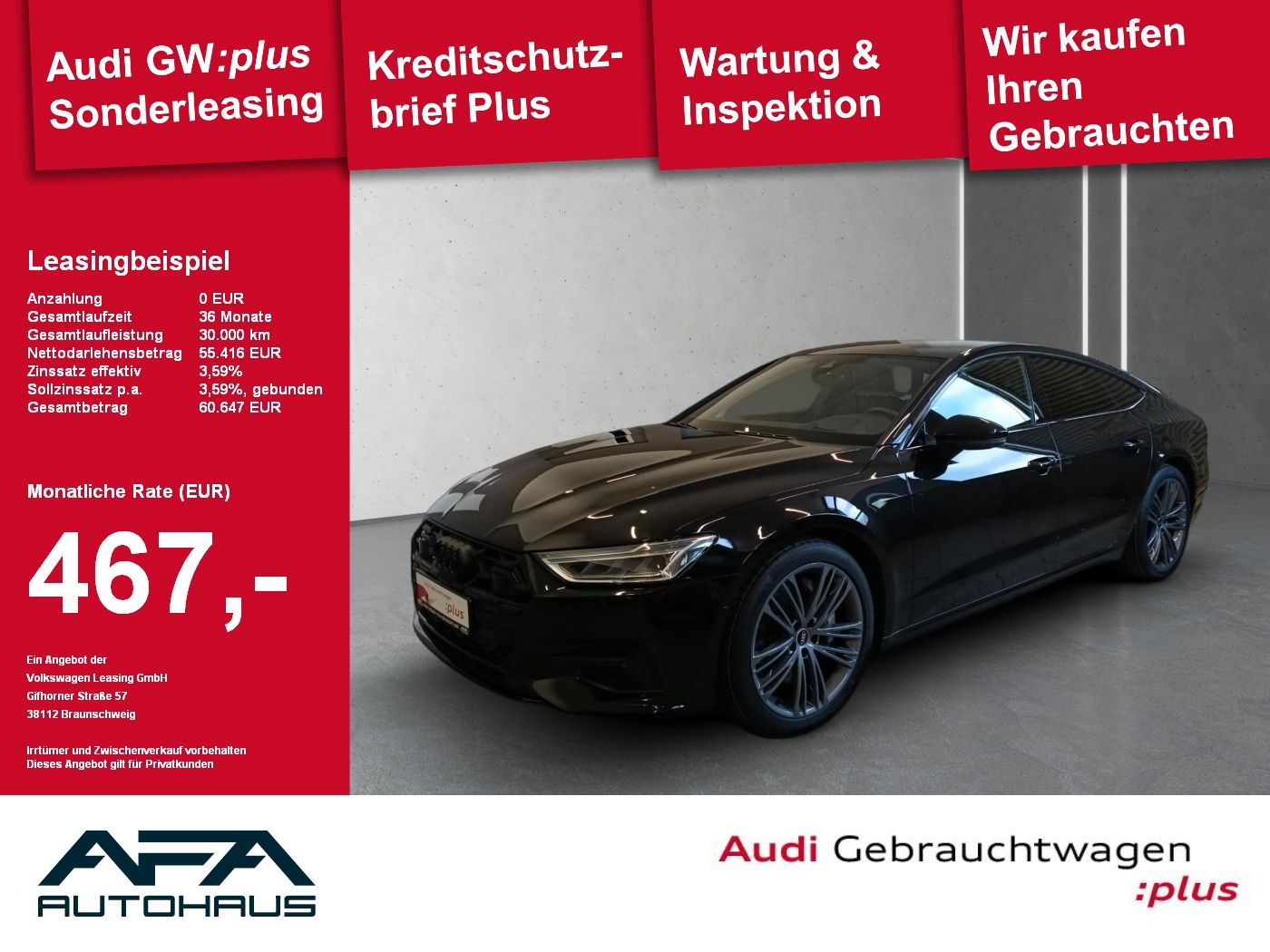 Audi A7 Sportback 50 TFSI e quattro AHK360°*Leder*20