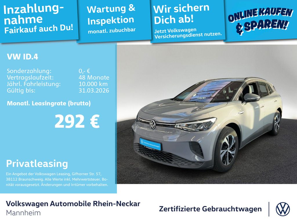 ID.4 Pure 109kW Navi PDC LED uvm