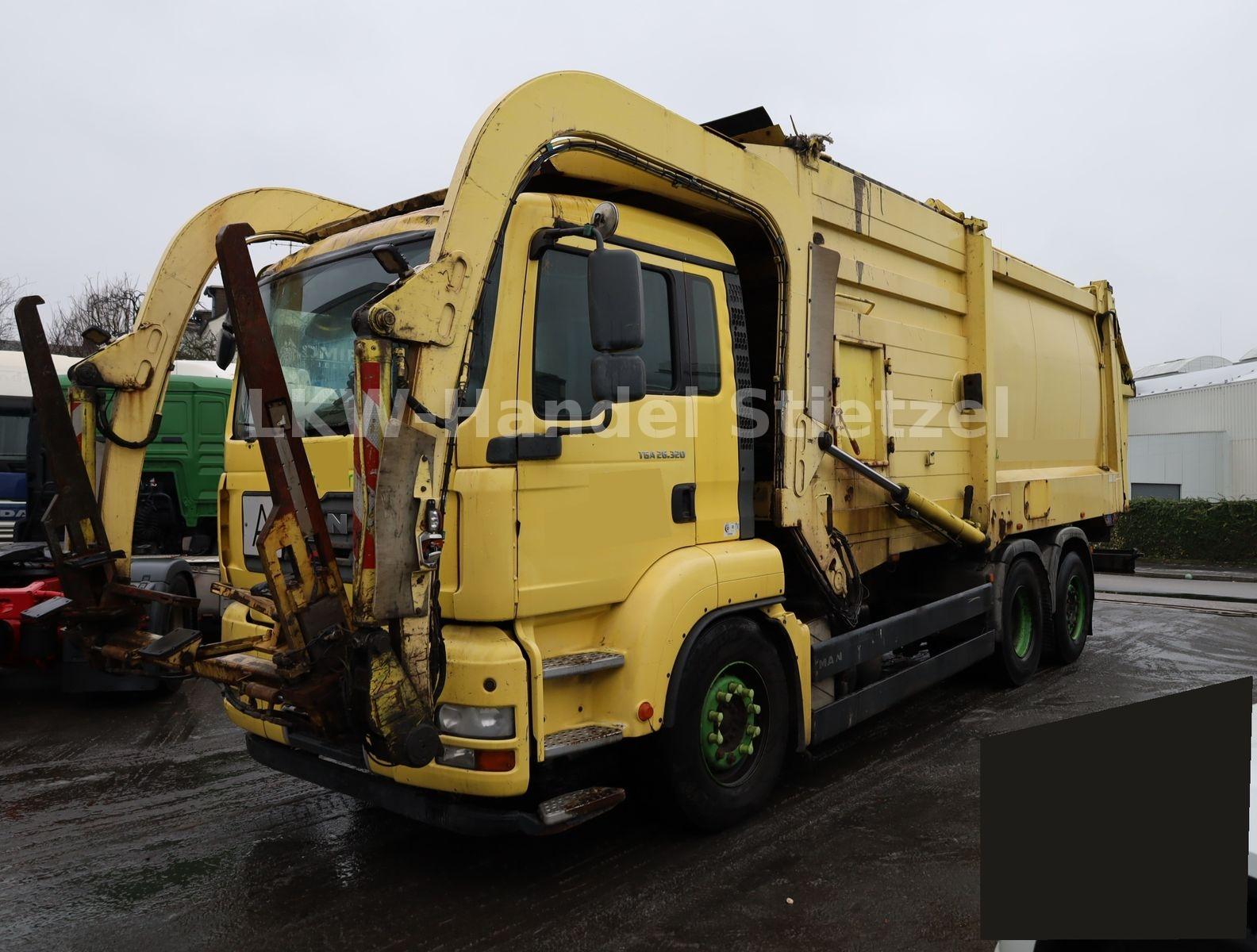 MAN TGA 26.320 6x2-2 BL Überkopflader, Heil-Aufbau