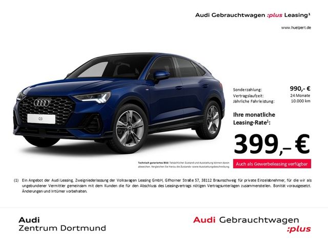 Audi Q3 Sportback 40 quattro S LINE BLACKPAK PANO AHK