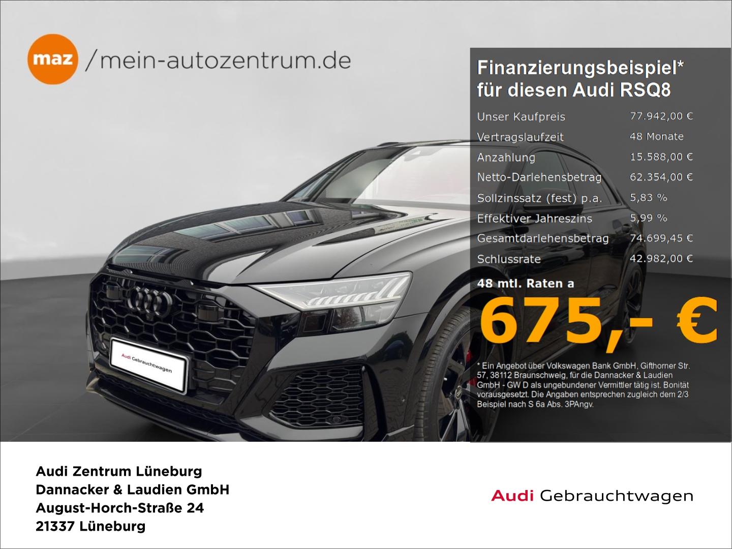 Audi RSQ8 4.0 TFSI quattro Alu Matrix-LED AHK Head-Up