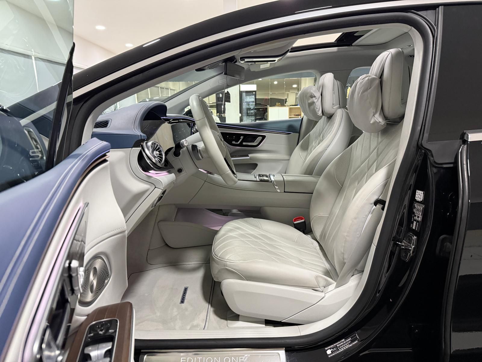 Mercedes-Benz EQS 580 4M AMG Edition 1 LEDER BEIGE HYPER HUD foto 13