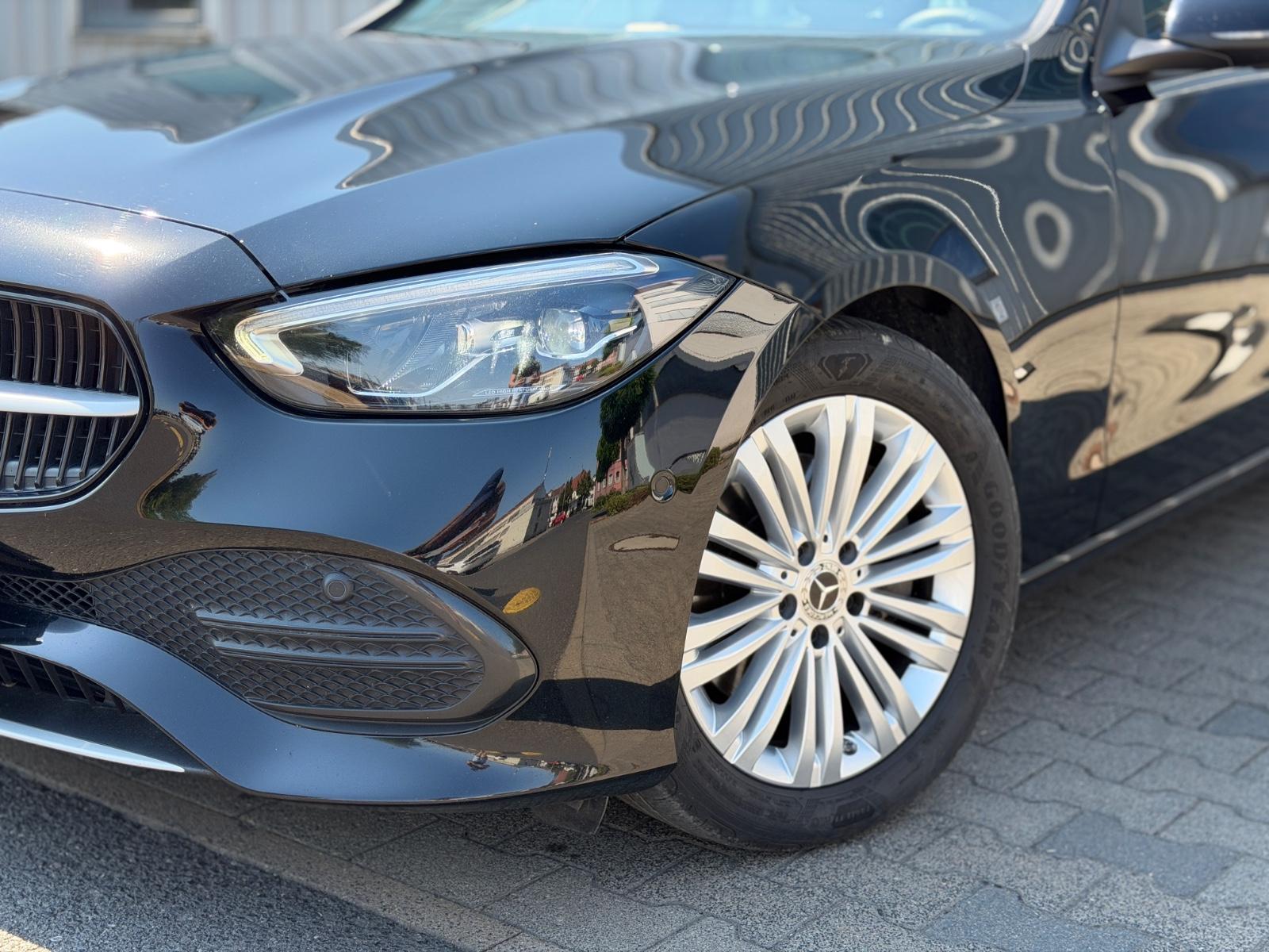 Mercedes-Benz C-Class d T 9G-Tronic Distronic Kamera Spur Tot-Ass, миниатюра 6
