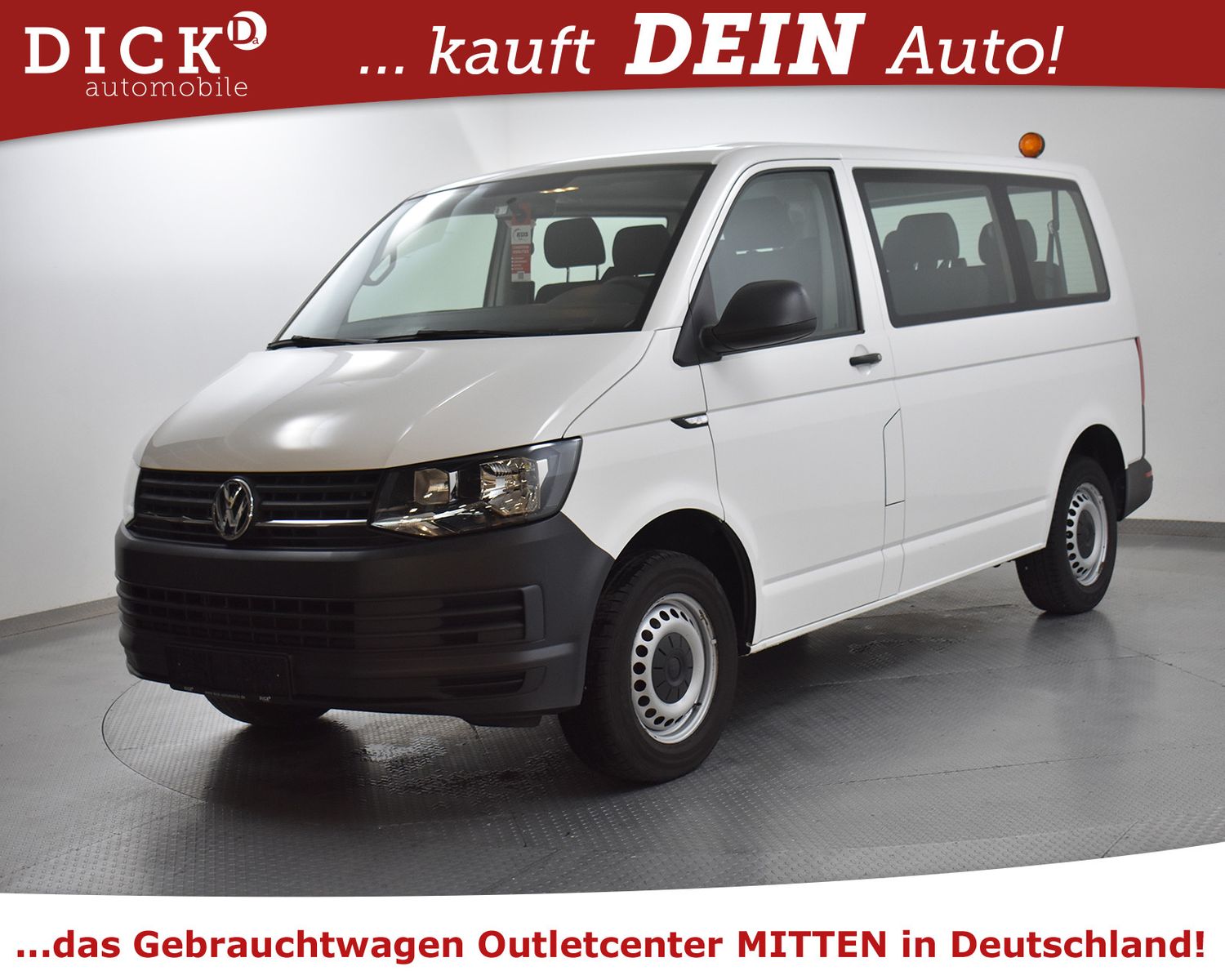 VW T6 Transporter 2.0d > 9-SITZE+KLIMA+PDC+1HAND - Image 4