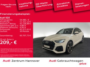 Audi Leasingangebot: Audi SQ5 TDI quattro AHK Matrix LED Bang & Olufsen ai