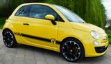 Fiat einzigartiger 86PS 2 Sitzer 17" Abarth + Sitze  - Fiat 500: Gelb