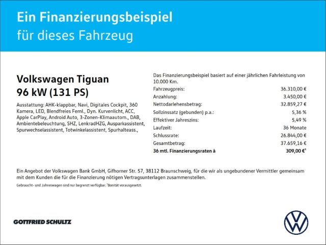 Volkswagen Tiguan 1.5 eTSI DSG IQ.Light NAV AHK ACC AreaVie imagem 2
