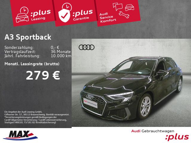 Audi A3 Sportback 30 TDI S LINE +LED+AHK+ALU+SMARTP+