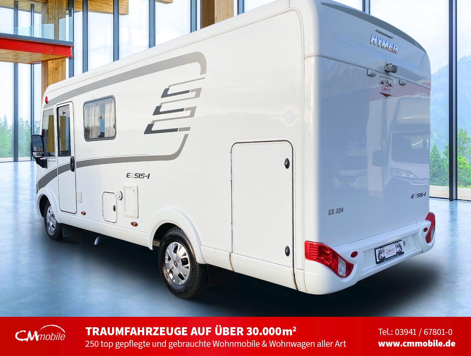 HYMER / ERIBA / HYMERCAR Exsis i 524 - Hub&Festbett - Garage -