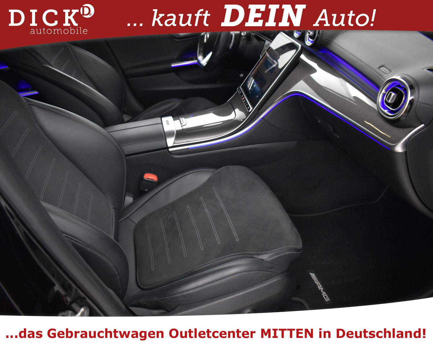 MERCEDES-BENZ C300d T AMG Line PANO+BURMES+360+WIDES+HEAD+AHK+ - Image 12