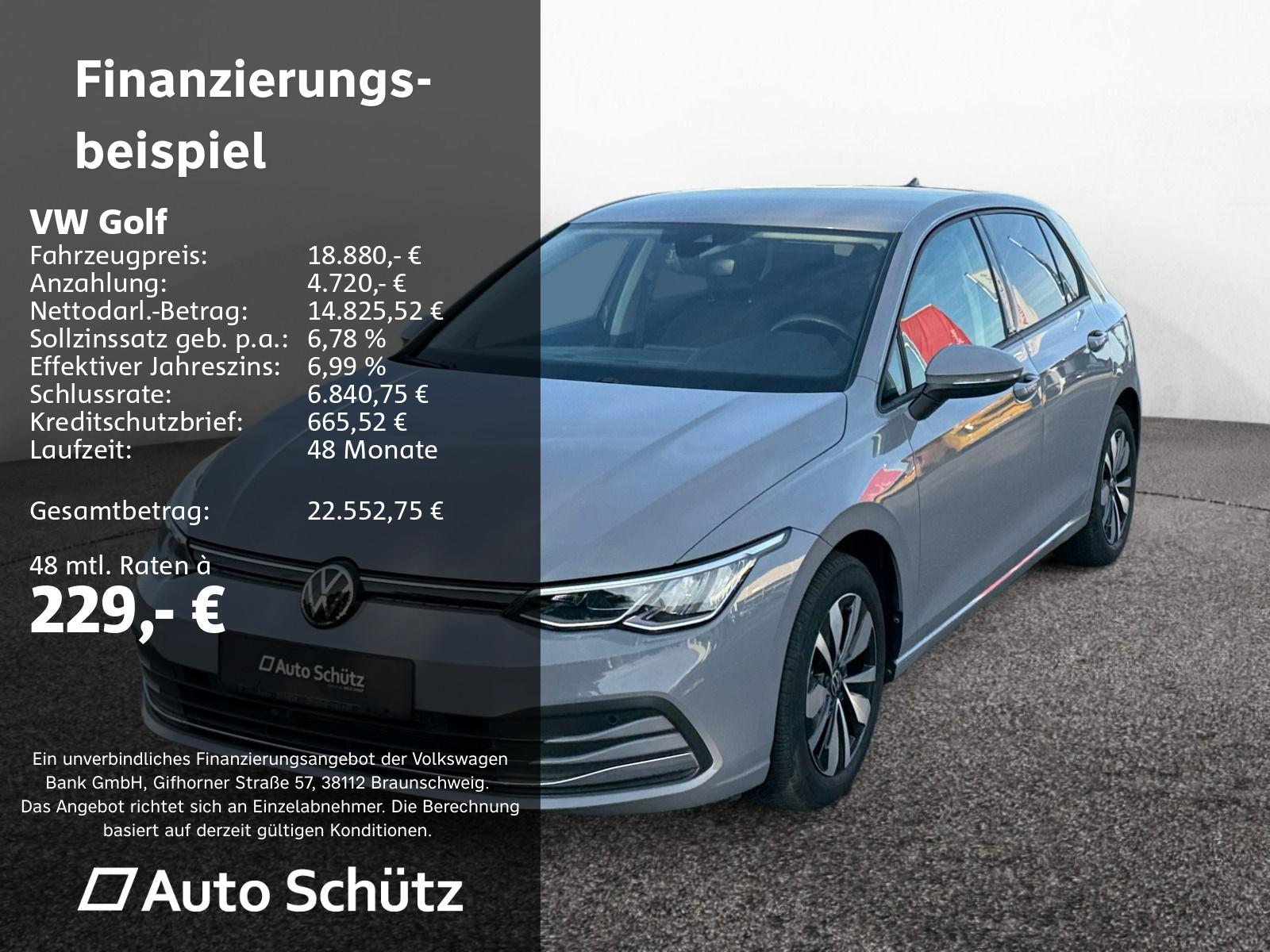 Volkswagen Golf VIII 1.5 TSI MOVE+Navi+PDC+LED+ACC+SHZ