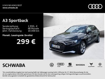 Audi Leasingangebot: Audi A3 Sportback Advanced TFSI *S-tronic*AHK*PANO*