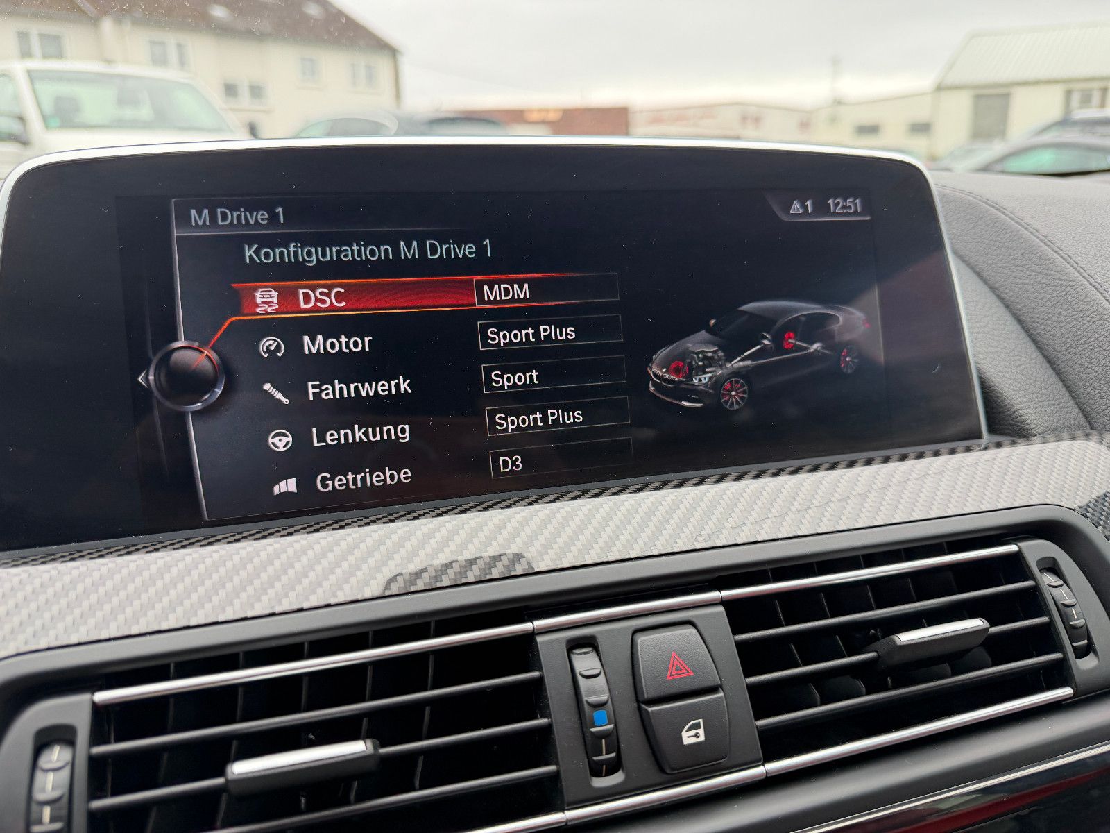 Fahrzeugabbildung BMW M6 Gran Coupe/CARBON/EXCLUSIVE/BLACK&RED/