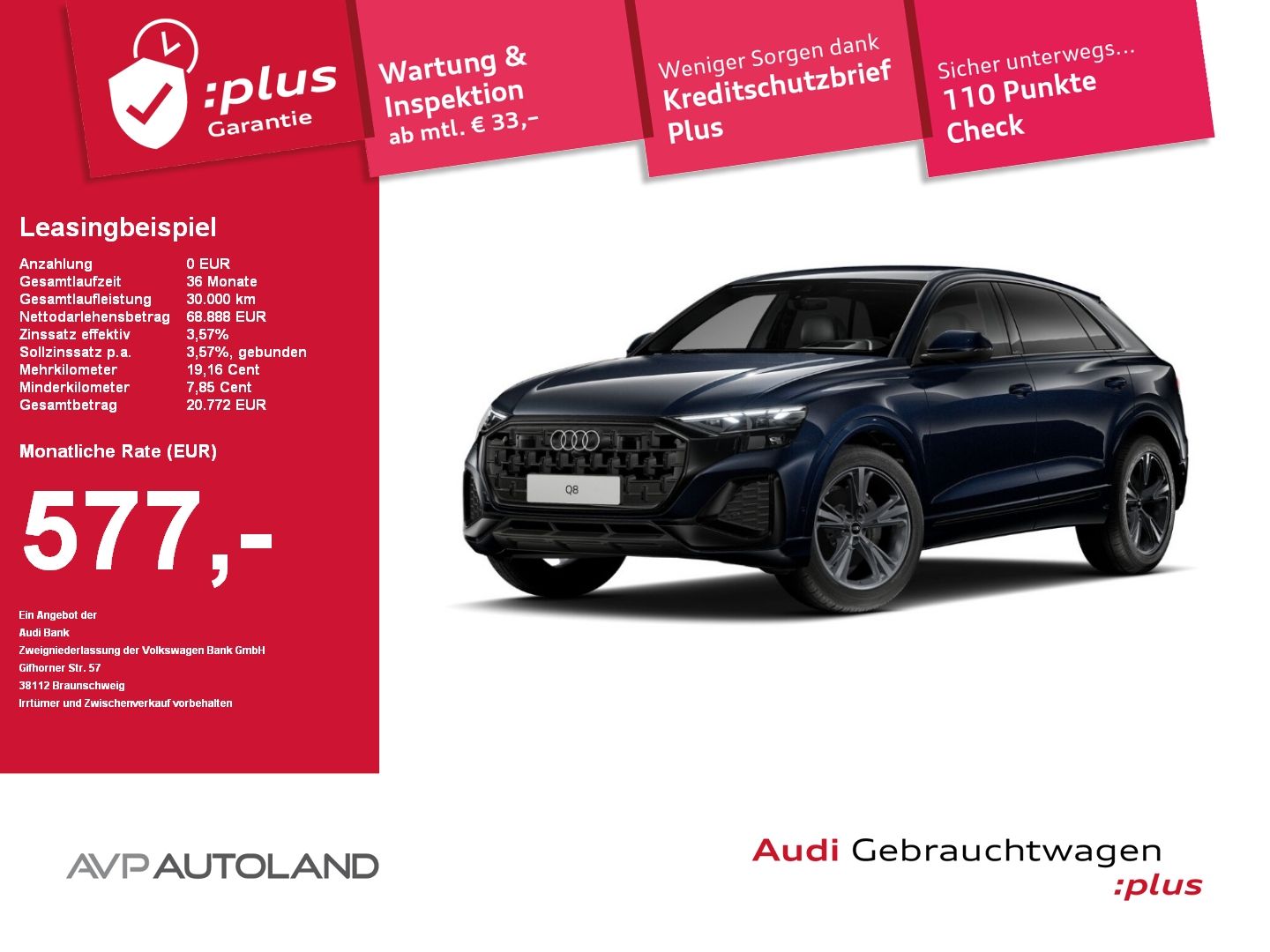Audi Q8 45 TDI quattro tiptronic | AHK | Matrix LED