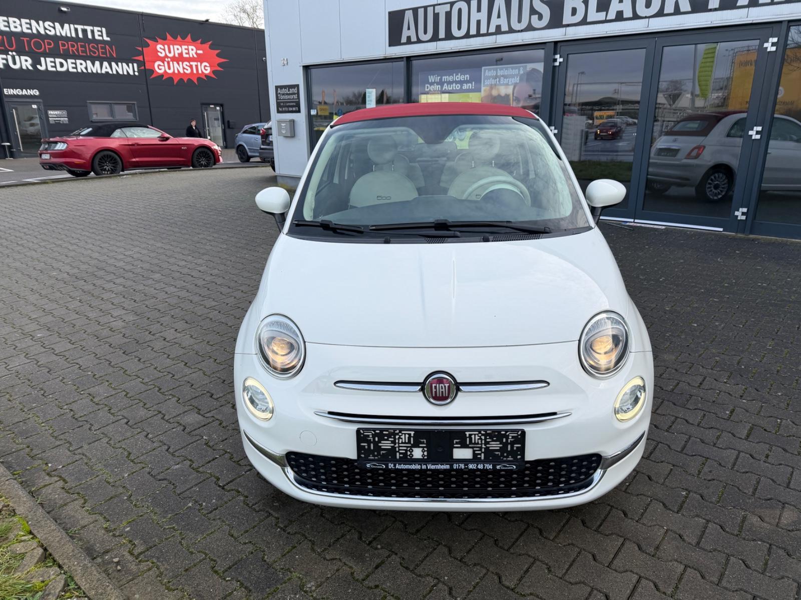 Fiat 500C Lounge Cabrio Klimaautomatik Alu PDC