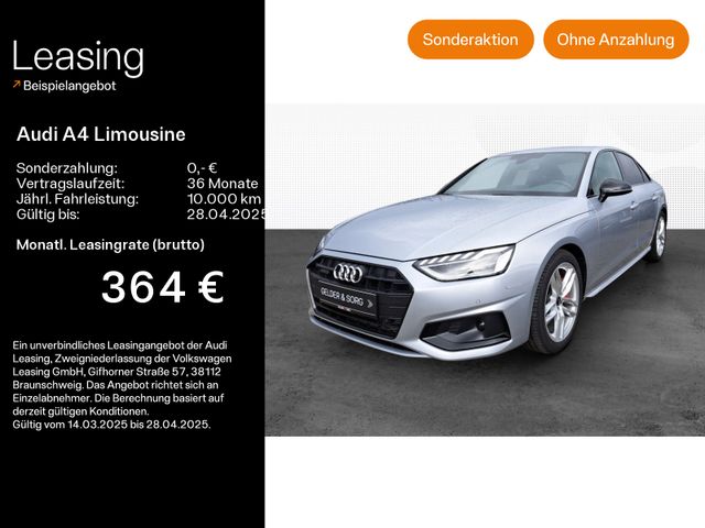 Audi A4 Limousine 40 TFSI qu. S line AHK*B&O