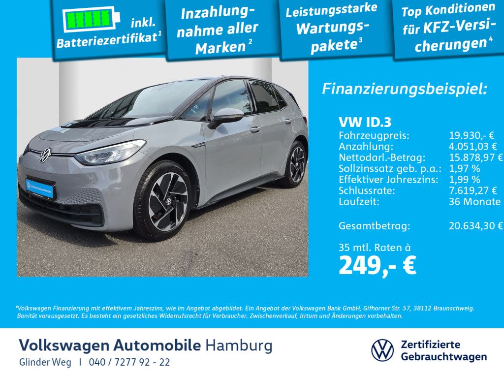 Volkswagen ID.3 Pro Life AppConnect Navi Einparkhilfe