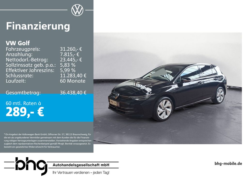 Golf Life 1.5 eHybrid DSG *ACC*NAVI*KAMERA*