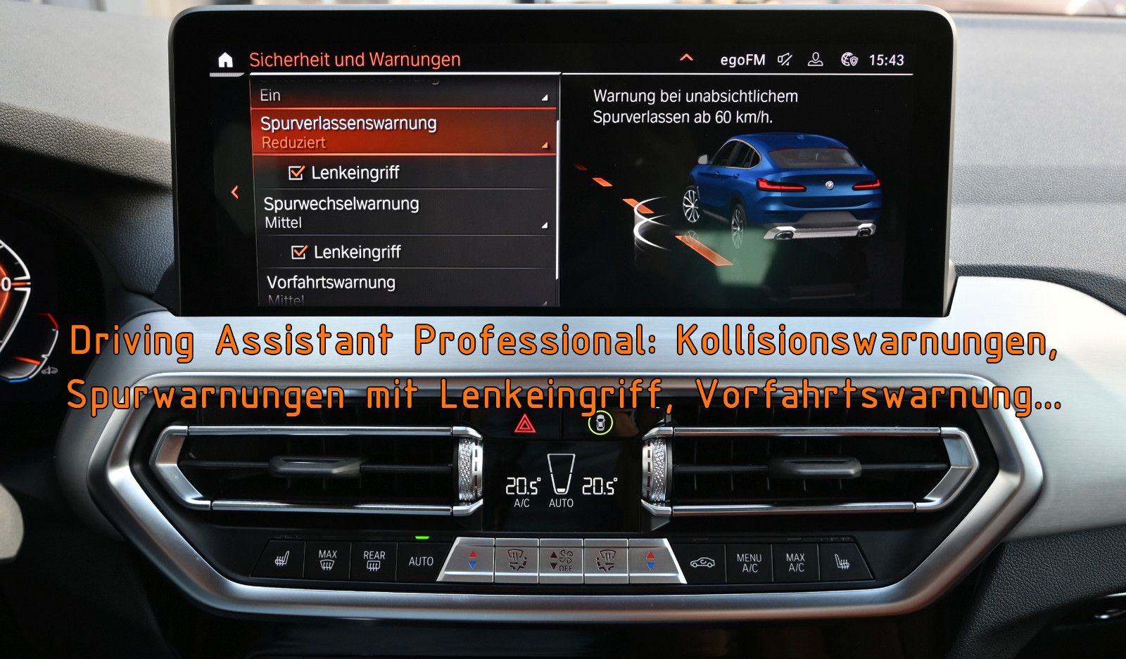 Fahrzeugabbildung BMW X4 xDr.30d °ACC°AHK°IND.MERINO-LEDER°STANDHEIZ.°