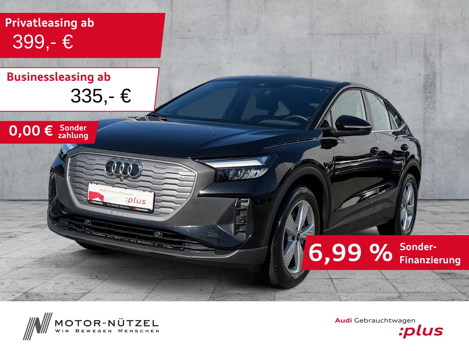 Audi Q4 Sportback e-tron 45 LED+NAVI+RFC+ACC+19"LM