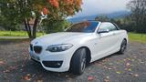 BMW 220i Steptronic Cabrio Sport Line Sport Line - weiße BMW 2er Reihe