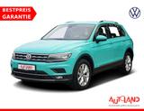 Volkswagen Tiguan 2.0 TDI Highline 4Motion DSG LED Navi AHK - mit Diesel-Antrieb: Grün, Beheizbares Lenkrad