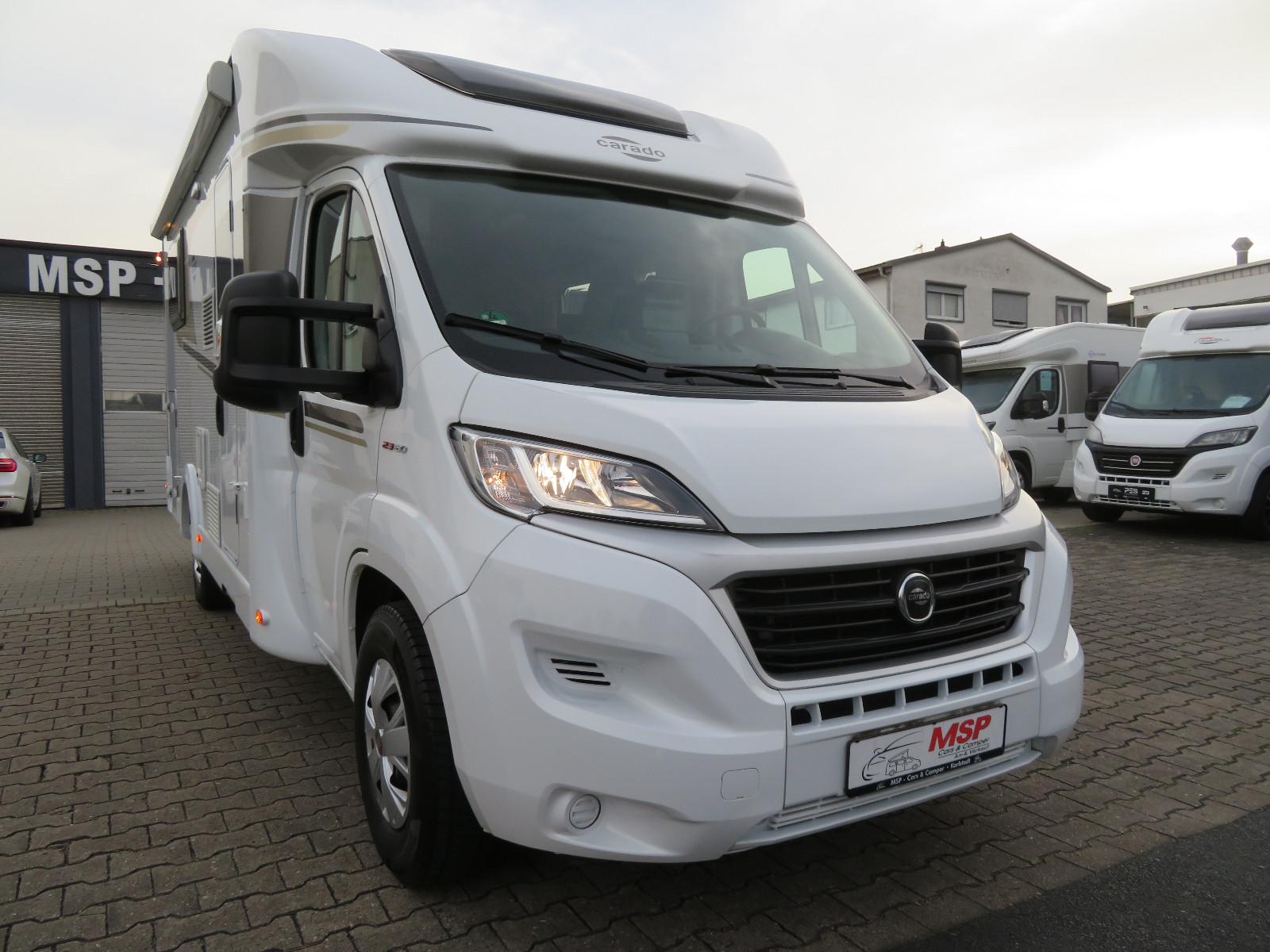 Carado T339 Hub+Queensbett Markise Radträg Solar SAT-TV