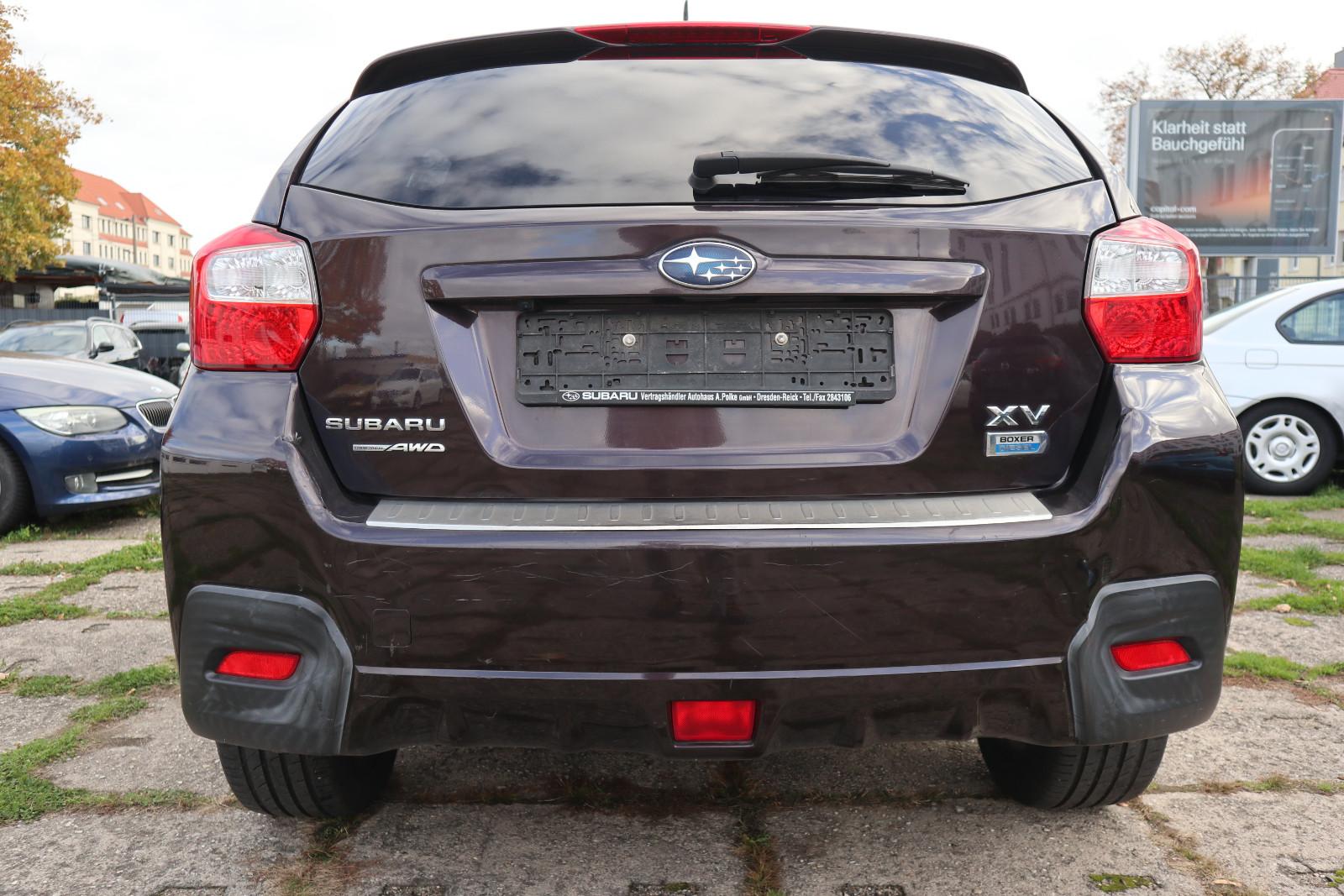 Subaru XV 2012 — engine 1.998 cm³, 147 HP (108kW)