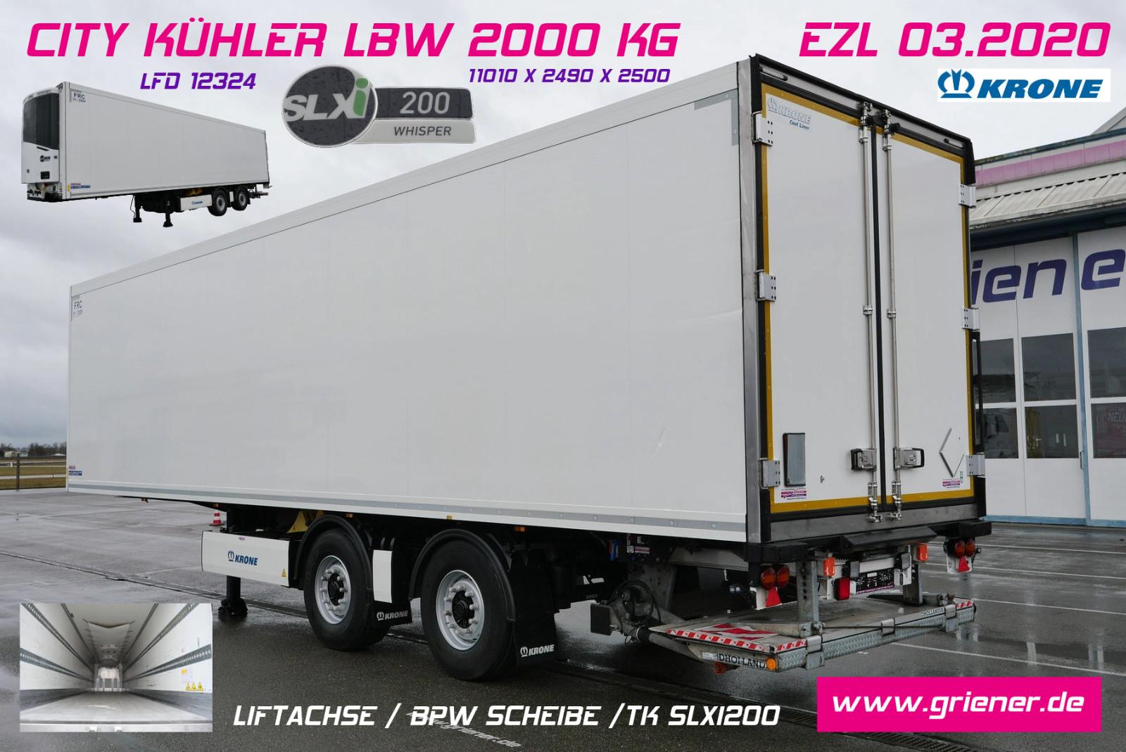 Krone SZR 20 /CITY /TRIDEC LENK/ LBW 2000 kg/ SLXi200