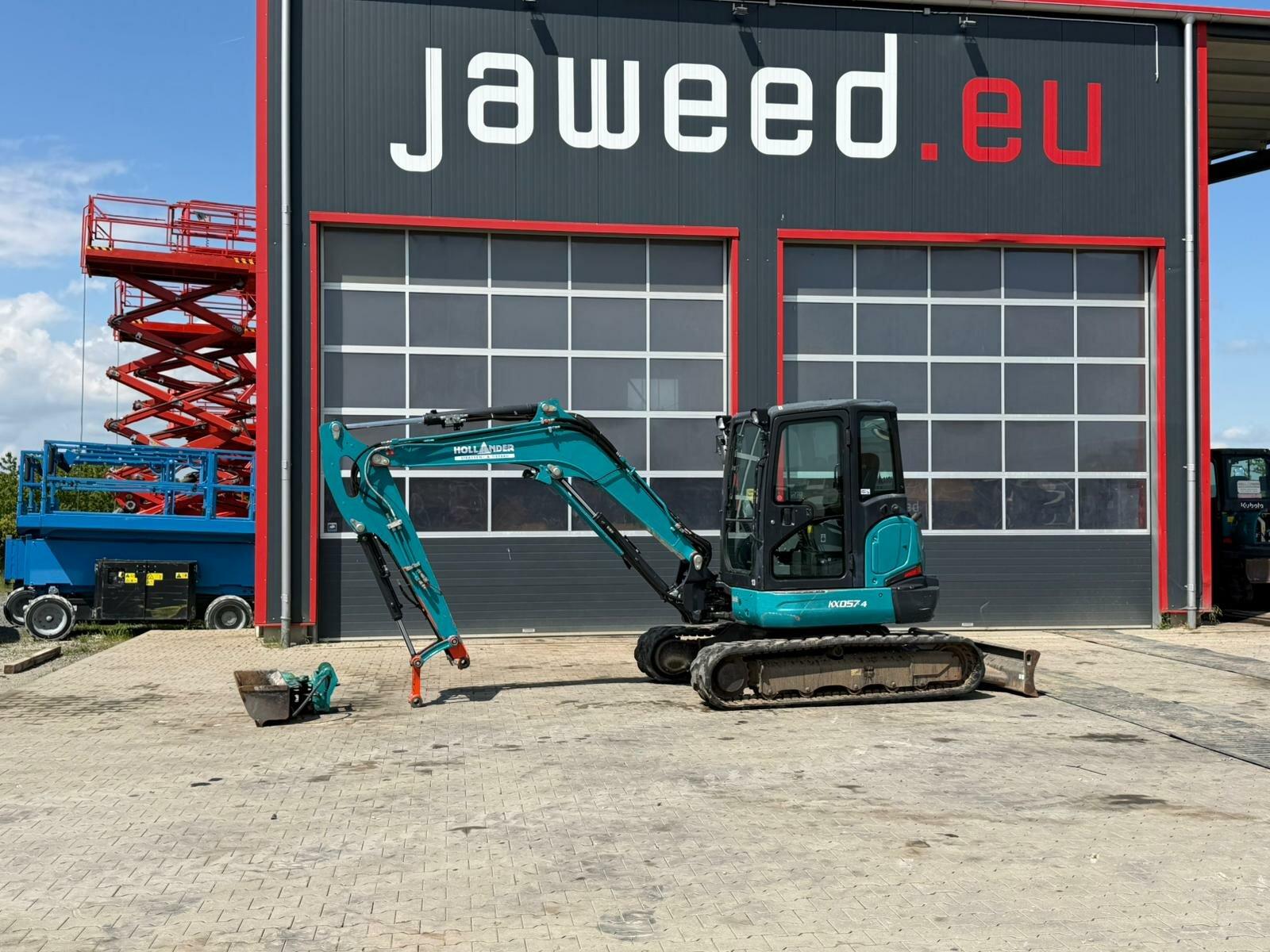 Kubota KX 057-4 /Planierschild/Schwenklöffel Minibagger