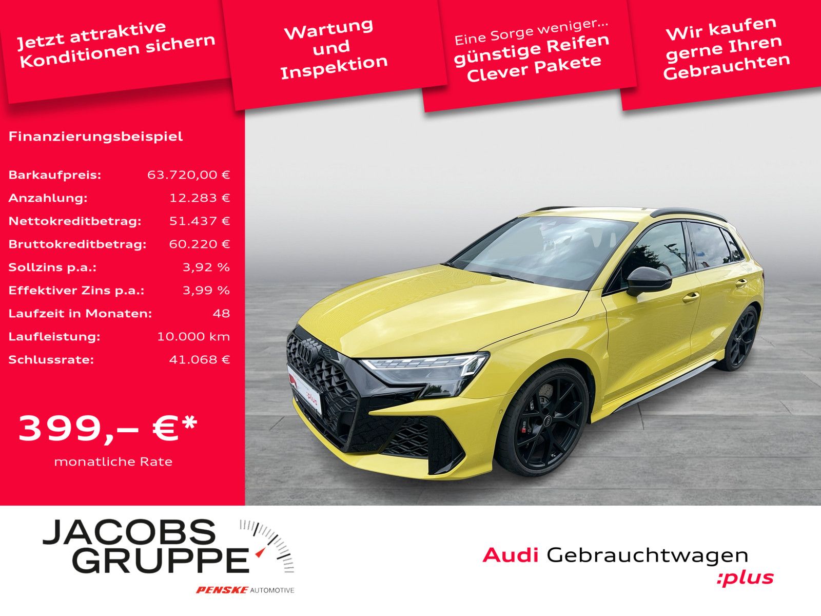 AUDI RS3 Spb. RS-AGA/280km/h/Matrix/HuD/Sonos/ACC
