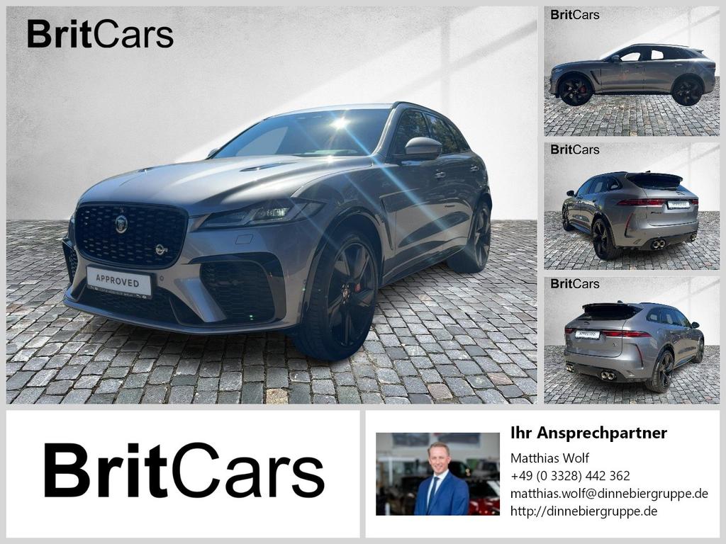 Jaguar F-PACE P550 SVR 360-CAM ACC CAM LED NAVI PANO