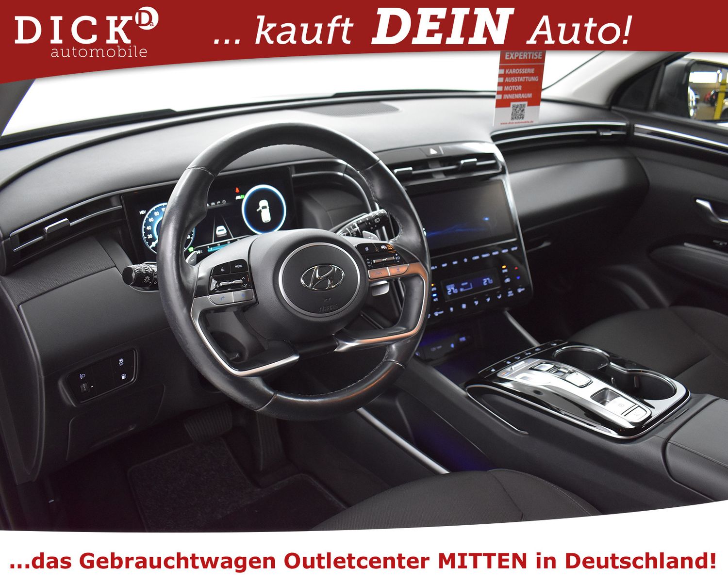 HYUNDAI Tucson 1.6 Hyb 4WD Trend NAV+KAM+LED+AHK+ACC+19" - Image 10