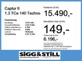 Renault Captur II 1.3 TCe 140 Techno LED*NAV*SHZ*SPUR*PD - Renault Captur: Techno