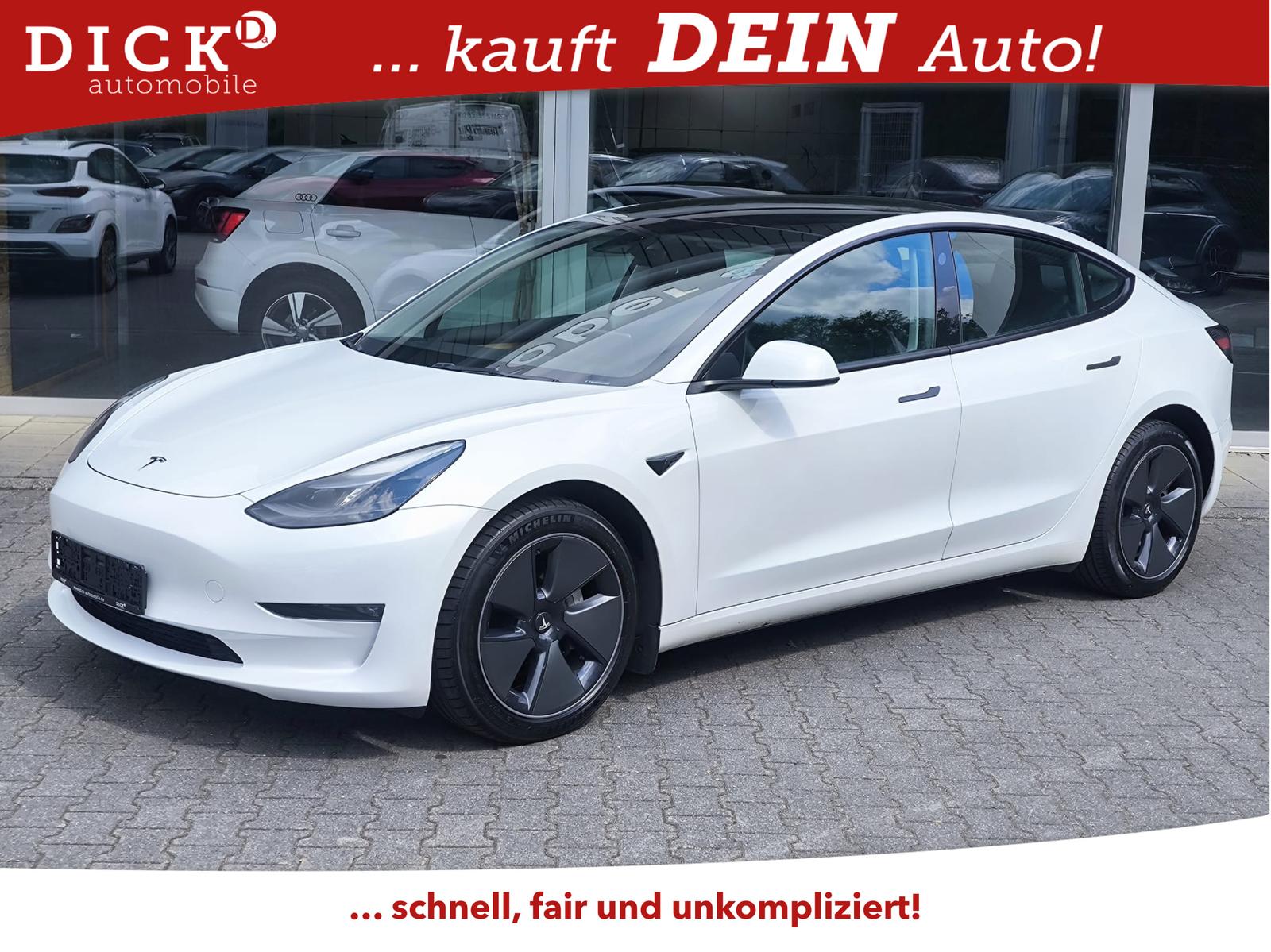 Tesla Model 3 LR Dual AWD PANO+STDHZ+LED+KAM+NAVI+ACC+