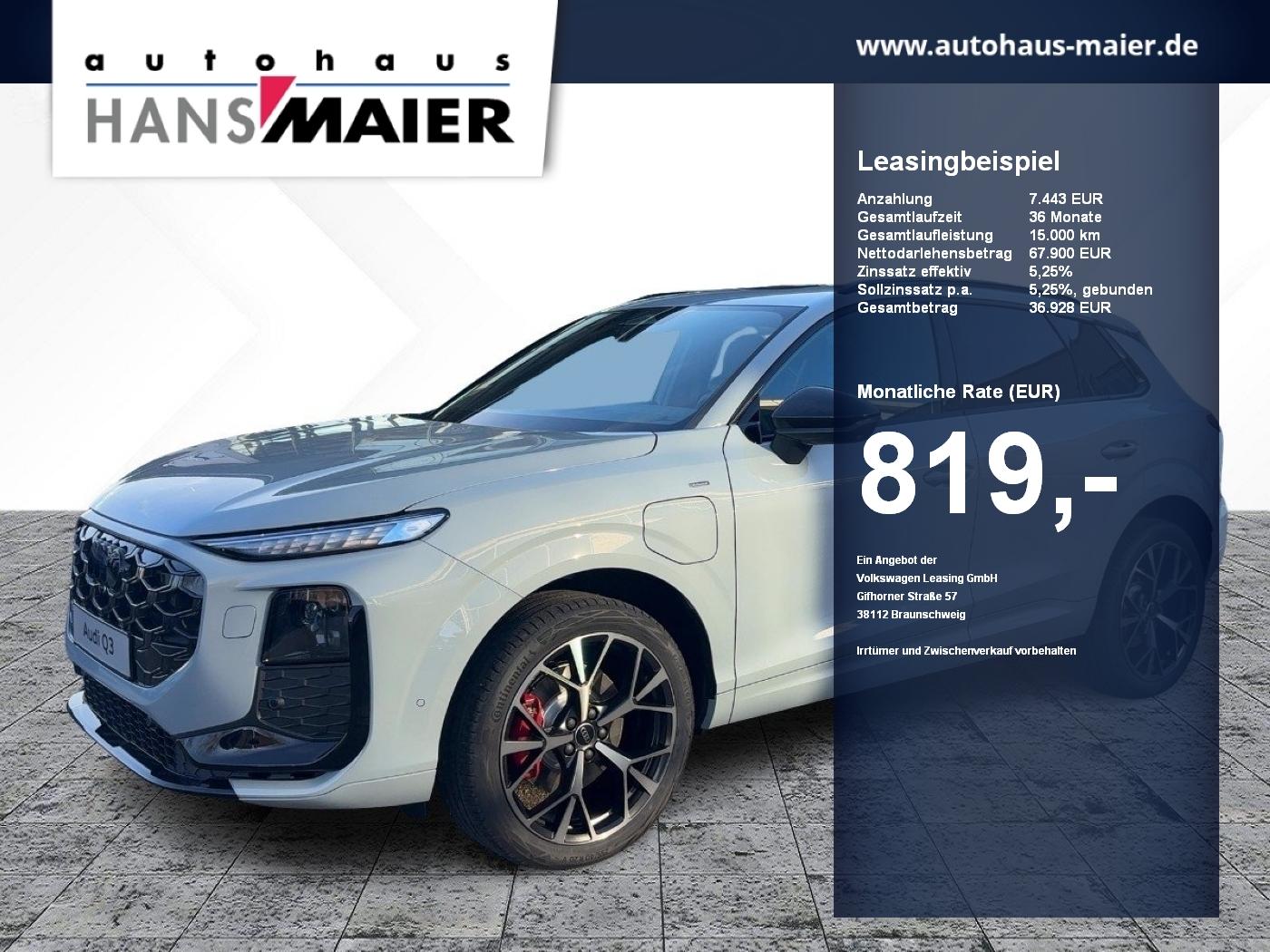 Audi Q3 e-hybrid S Line MatrixLED Navi Sonos Pano Kam