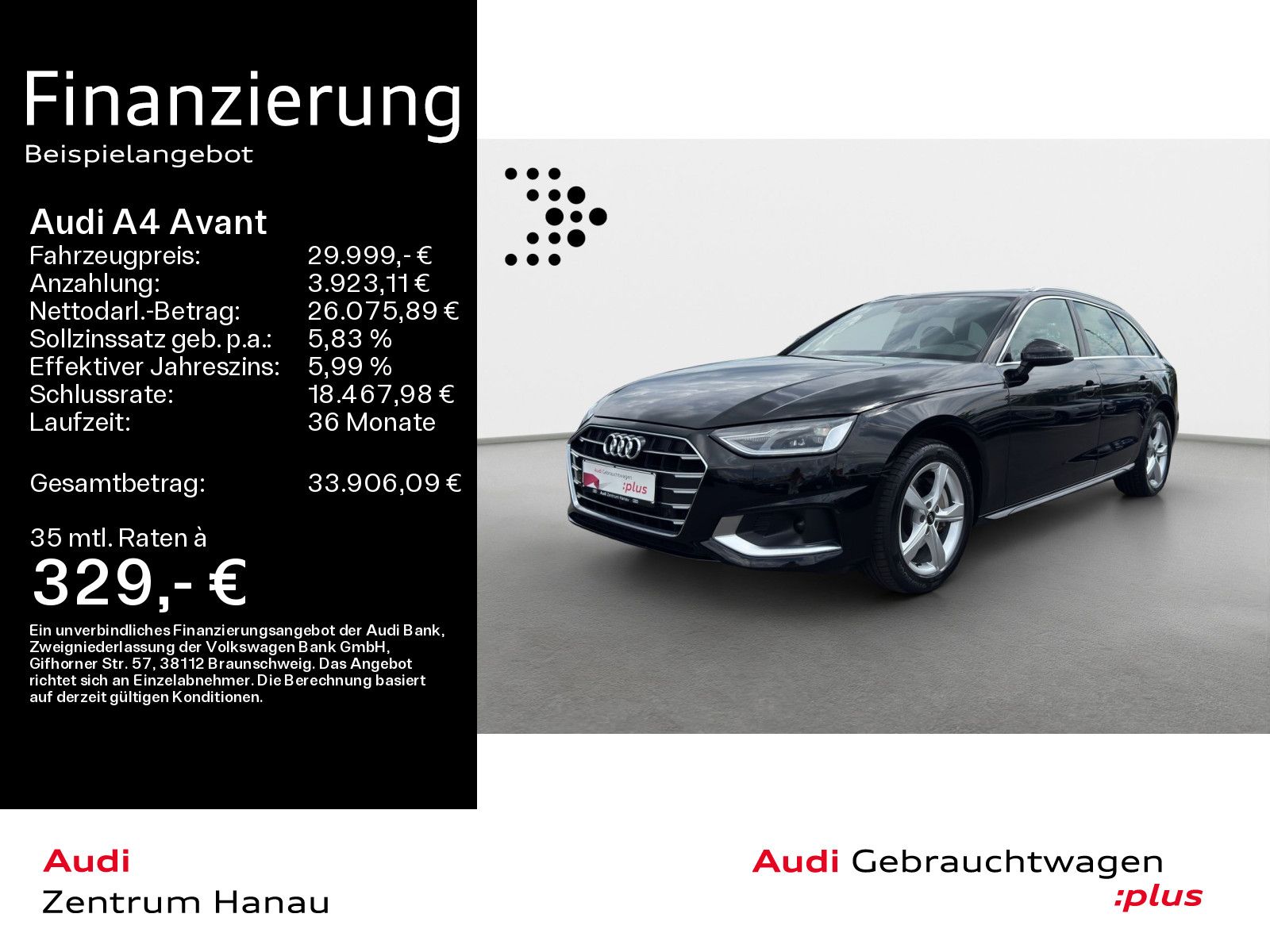 Audi A4 Avant 40 TDI ADVANCED *INT S LINE*AHK*PANO*VC