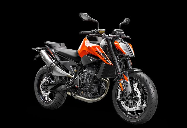 KTM 790 Duke 2023 orange, auch A2