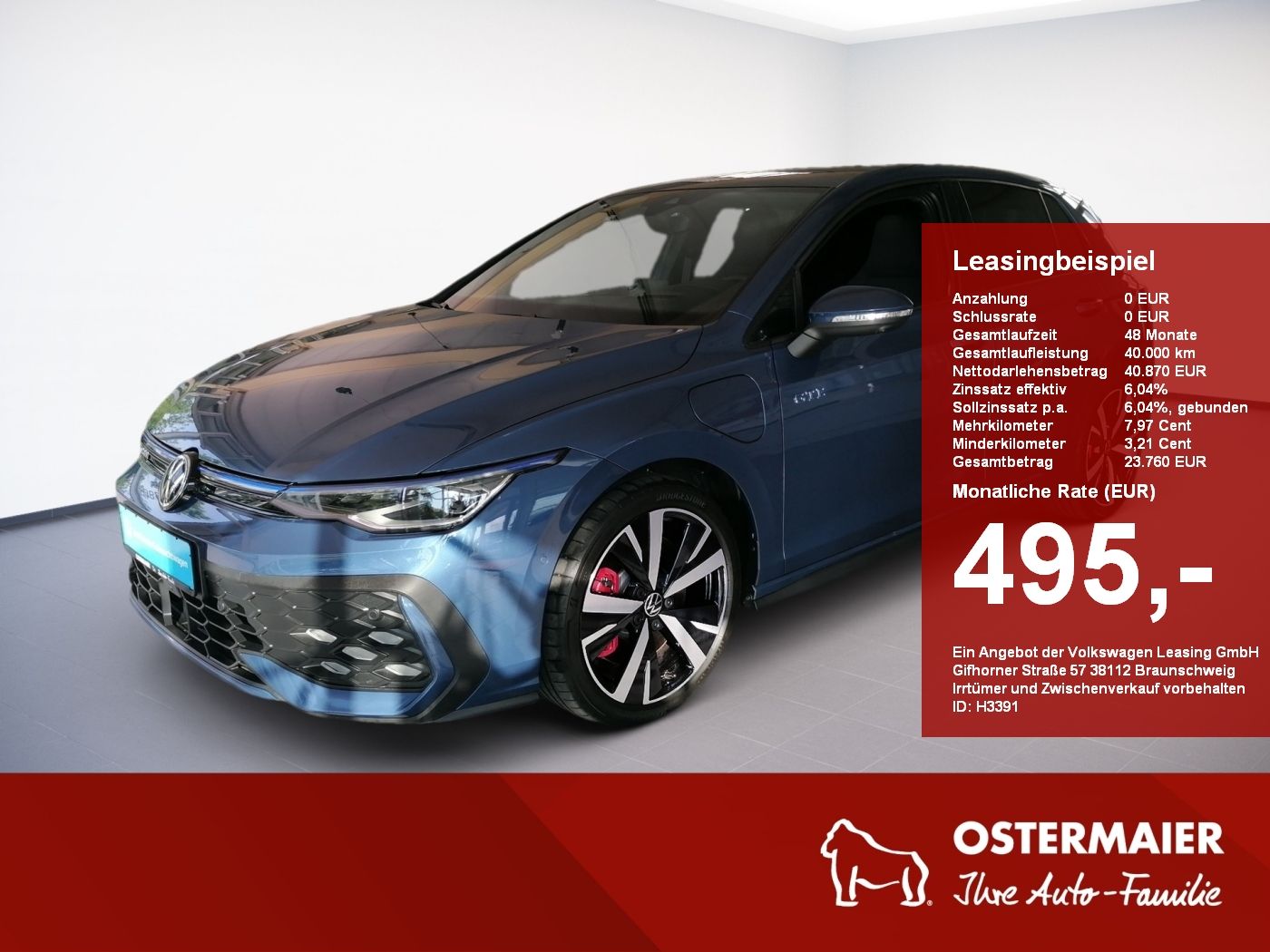 Volkswagen Golf VIII GTE 1.5TSI eHybrid 272PS DSG IQ.LIGHT.