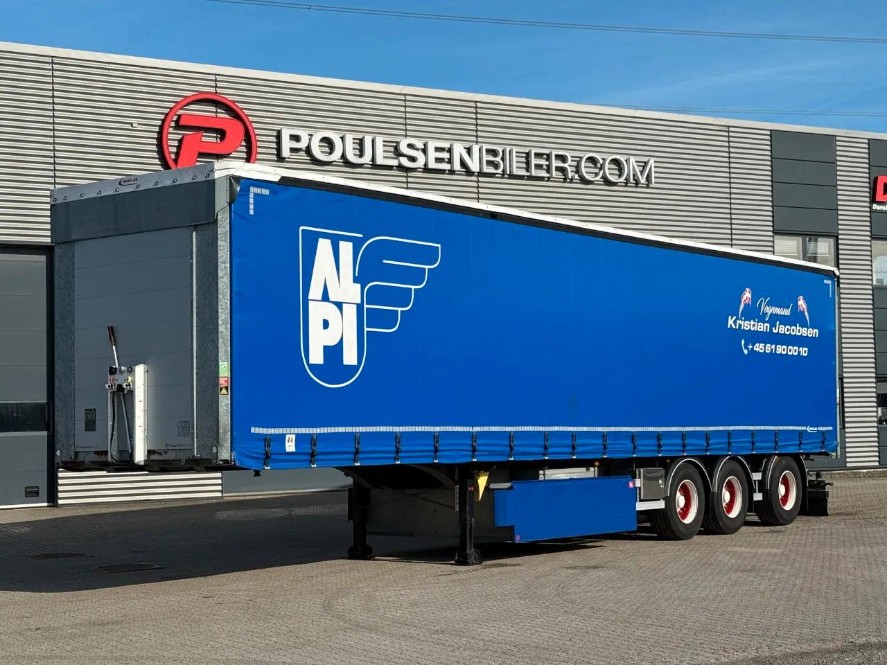 Andere Hangler 3-axle Sliding curtain trailer with lift